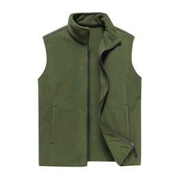 A large number of custom-made polar fleece vest jacket design warm collar zipper vest jacket vest jacket store SKV066 A large number of custom-made polar fleece vest jacket design warm collar zipper vest jacket vest jacket store SKV066